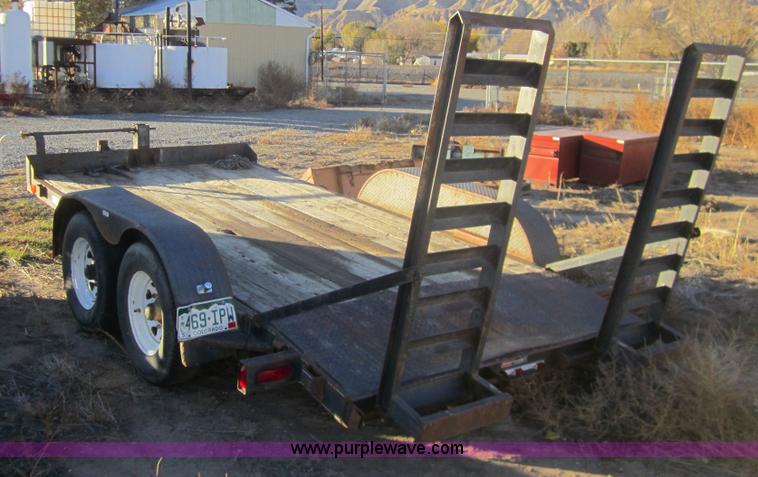 image for item B3026 2000 Mac-lander ET-1406 14' trailer