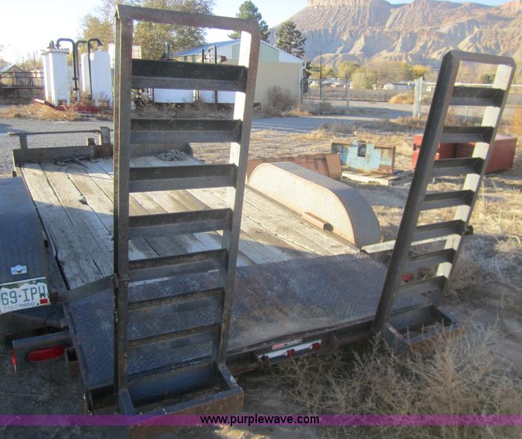 image for item B3026 2000 Mac-lander ET-1406 14' trailer