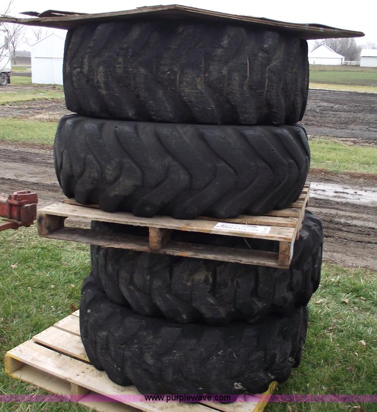 image for item B6023 (4) 15.5/25L2 tires