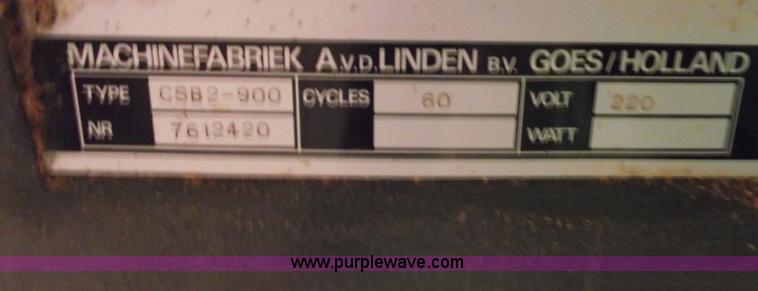 image for item B6037 Sanding Master 36" commercial double belt sander