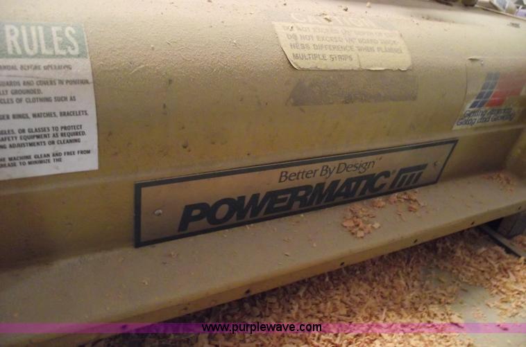 image for item B6038 Powermatic 225 24" wood planer