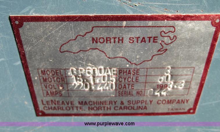 image for item B6039 24" commercial belt sander with dust collector