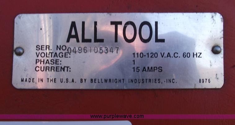 image for item B6053 All Tool 747 brake lathe