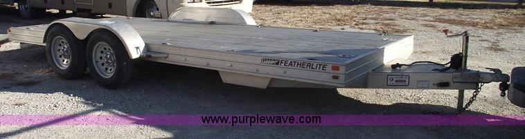 image for item B6092 2007 Featherlite 3111 aluminum trailer