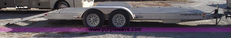 image for item B6092 2007 Featherlite 3111 aluminum trailer