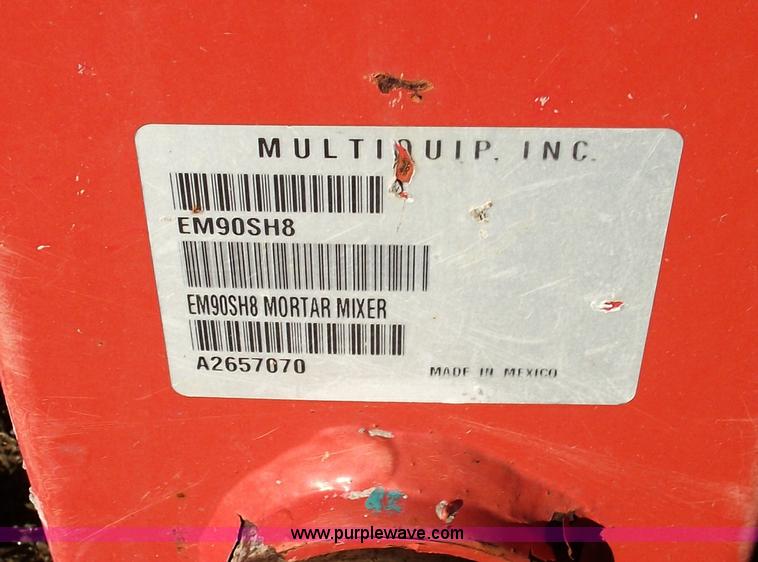 image for item B6095 Multiquip Essick EM90 towable mixer