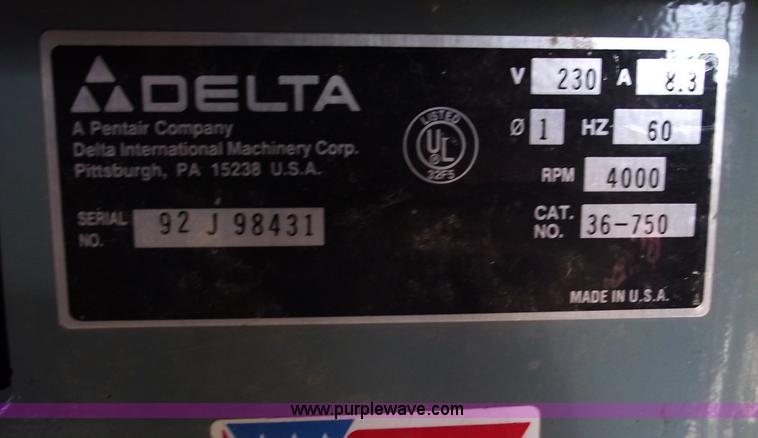 image for item B6110 Delta 10" tilting table saw with unifence system