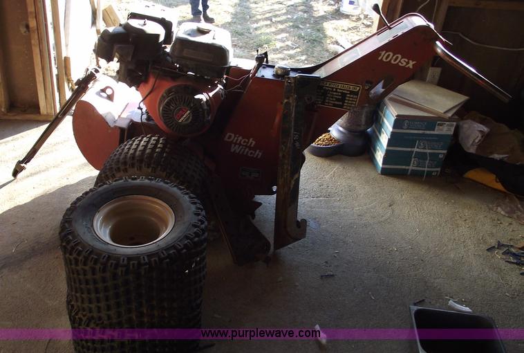 image for item B6115 2000 Ditch Witch 100SX walk behind vibratory plow