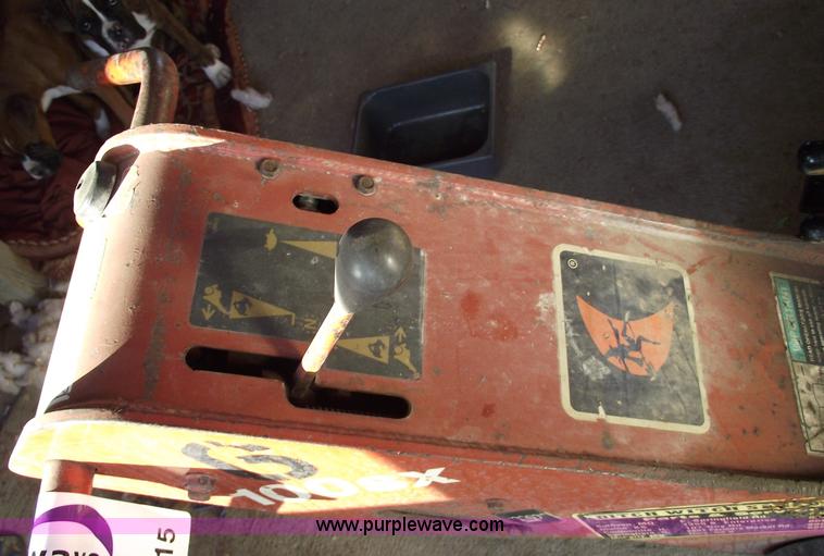 image for item B6115 2000 Ditch Witch 100SX walk behind vibratory plow