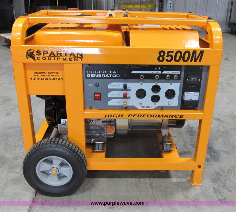 image for item D9258 Spartan 8500M industrial generator