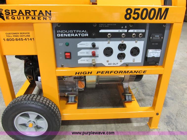 image for item D9258 Spartan 8500M industrial generator
