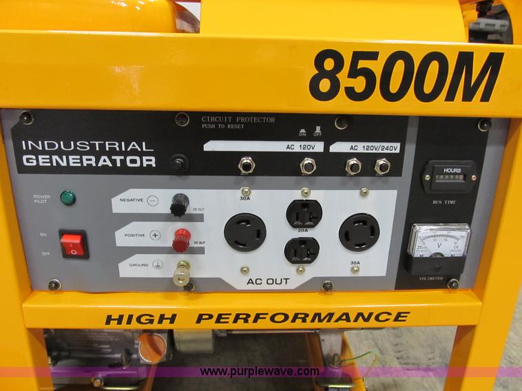 image for item D9258 Spartan 8500M industrial generator