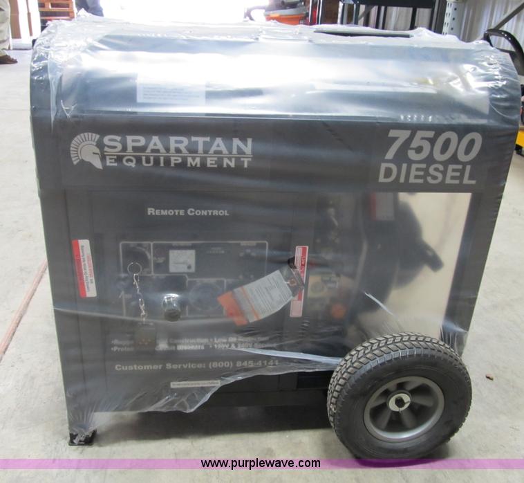 image for item D9259 Spartan 7500D industrial generator