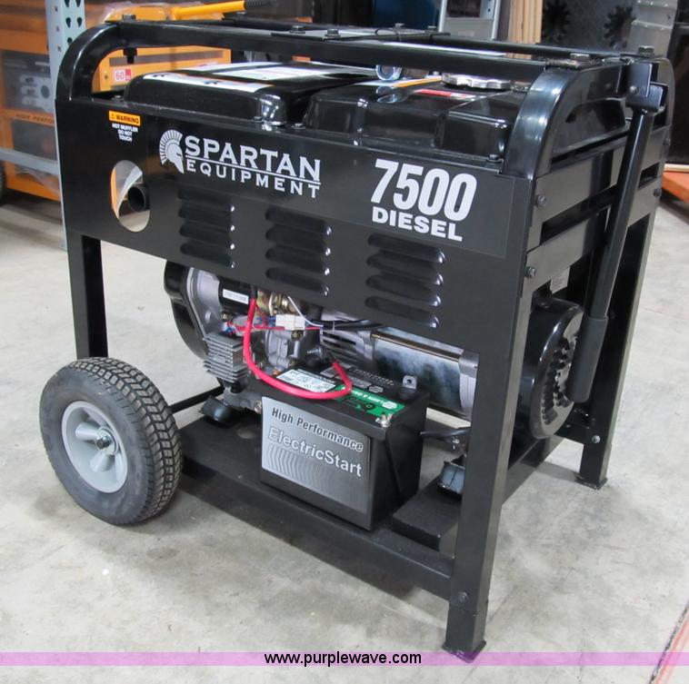 image for item D9259 Spartan 7500D industrial generator