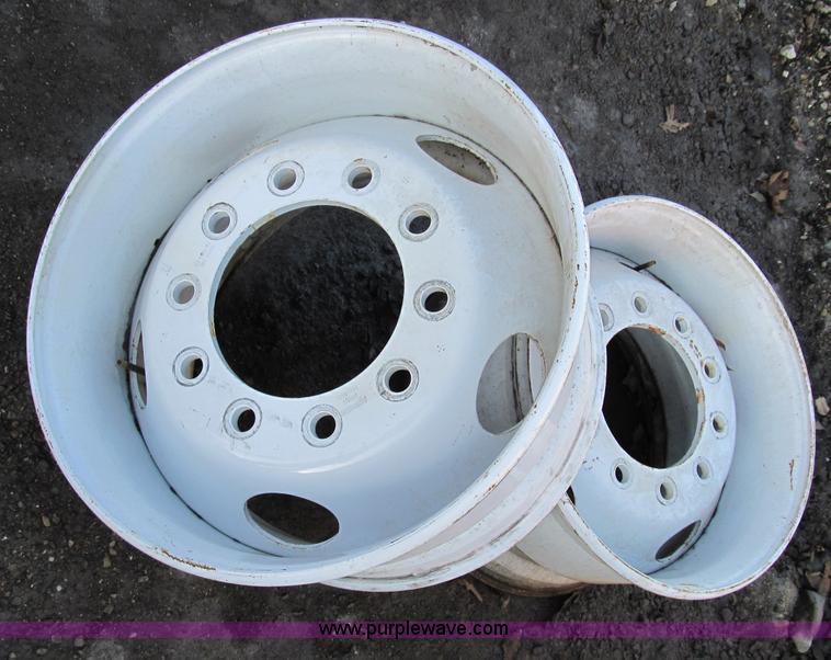 image for item D9275 (2) wheels for super single tires