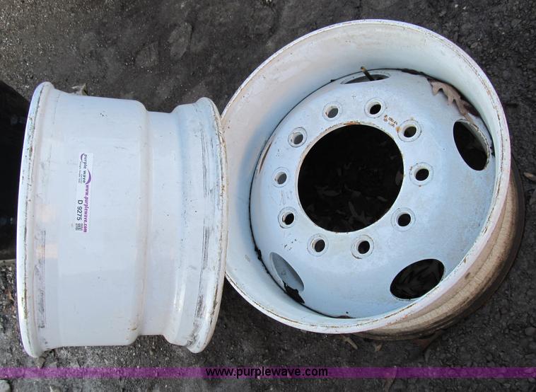 image for item D9275 (2) wheels for super single tires