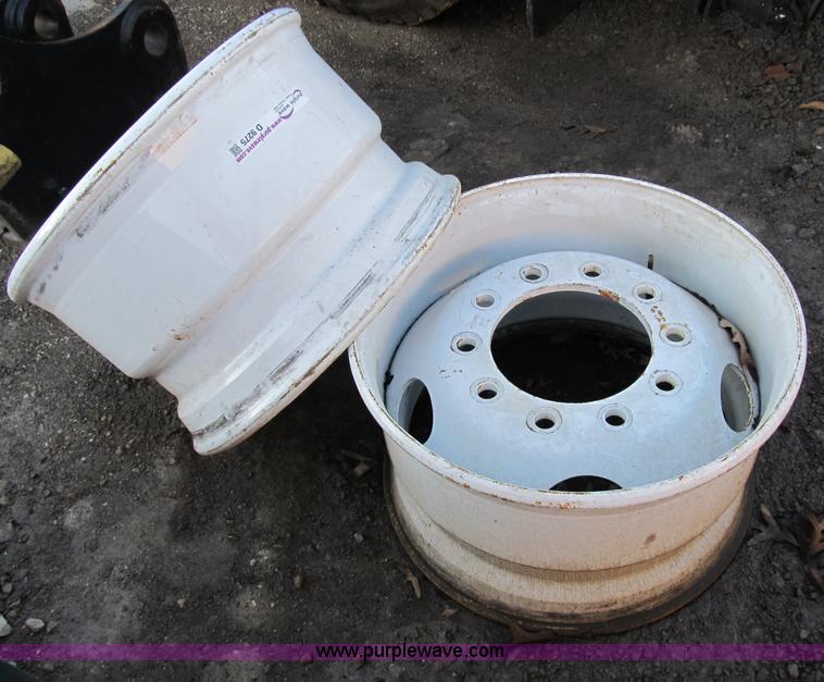 image for item D9275 (2) wheels for super single tires