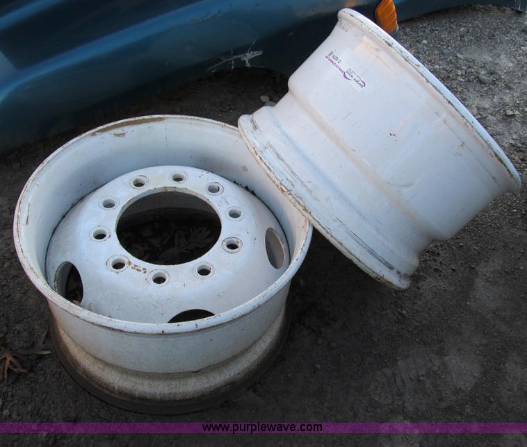 image for item D9275 (2) wheels for super single tires