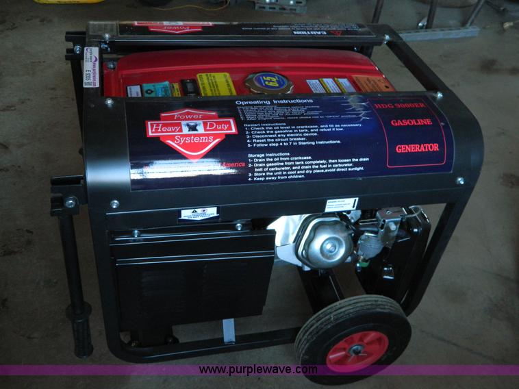 HD Power Systems HDG 9000 E gas generator in Lincoln, KS Item E9335 sold Purple Wave