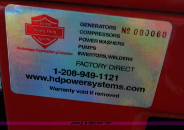 image for item E9336 HD Power Systems HDD 7000 ED  diesel generator