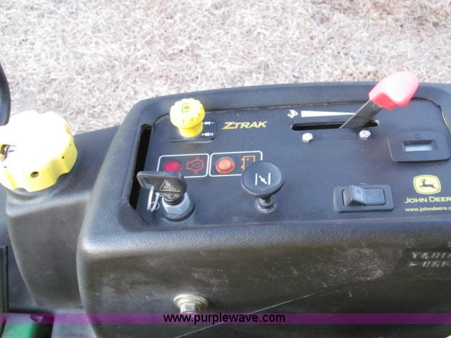 image for item G9428 2004 John Deere 737 Ztrak mower