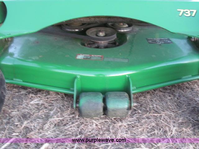 image for item G9428 2004 John Deere 737 Ztrak mower