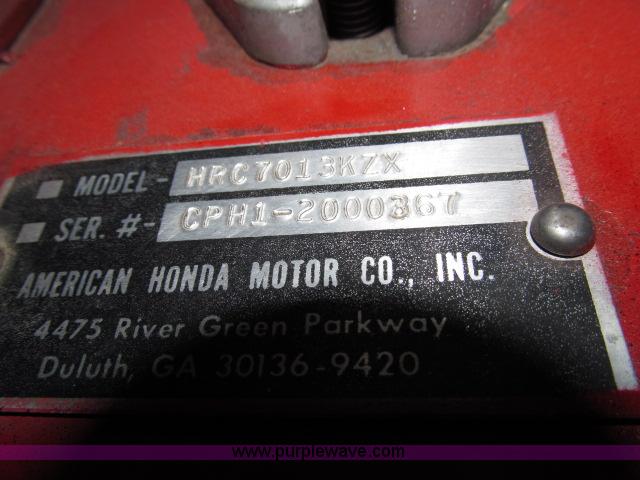 image for item G9430 2000 Honda walk behind mower