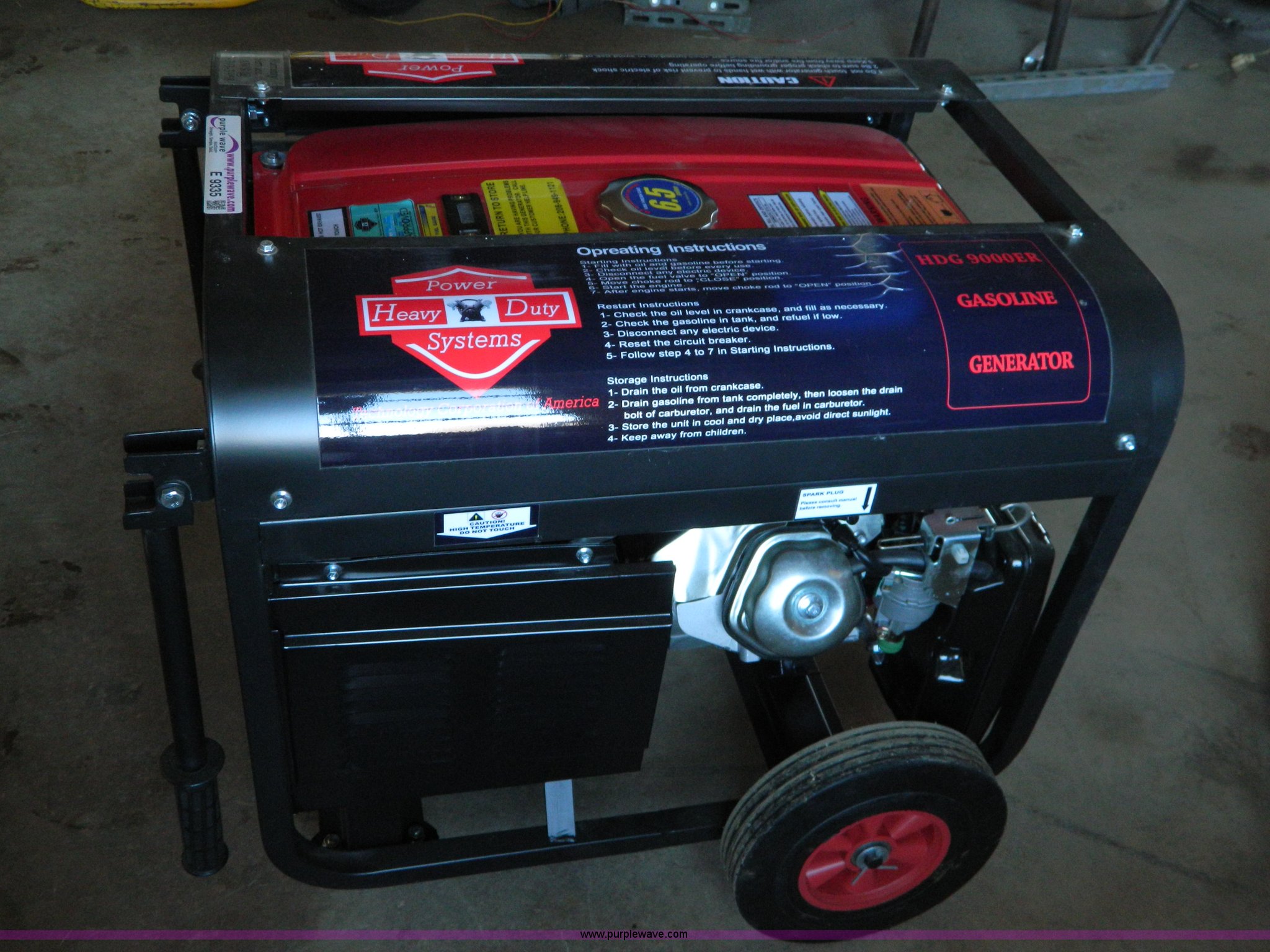 HD Power Systems HDG 9000 E gas generator in Lincoln, KS Item E9335