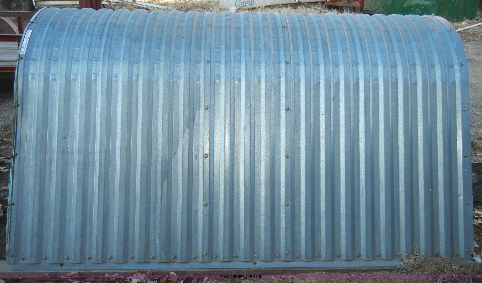Aluminum Aframe storage shed in Topeka, KS Item J9262 sold Purple Wave