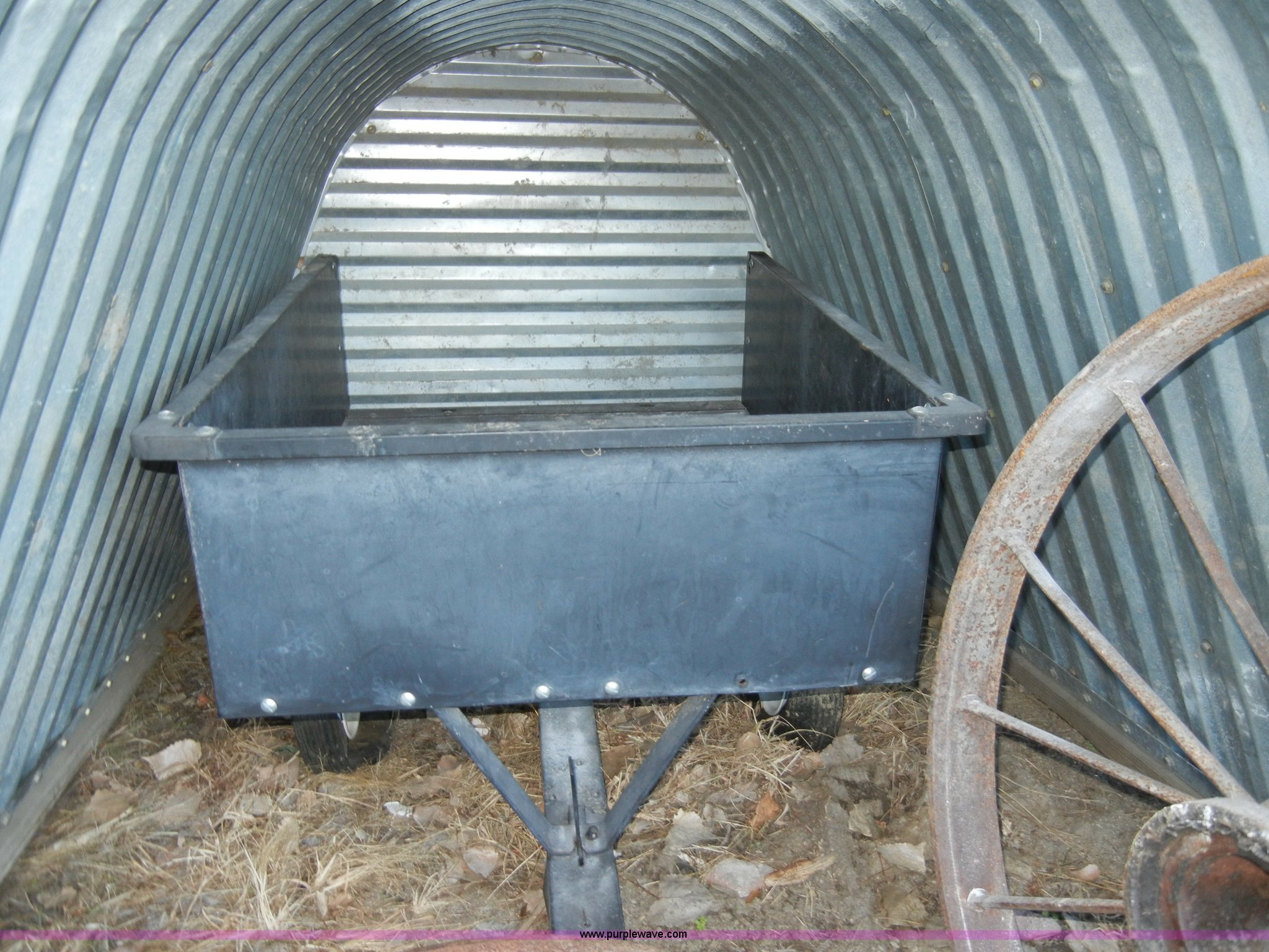 Aluminum Aframe storage shed in Topeka, KS Item J9262 sold Purple Wave