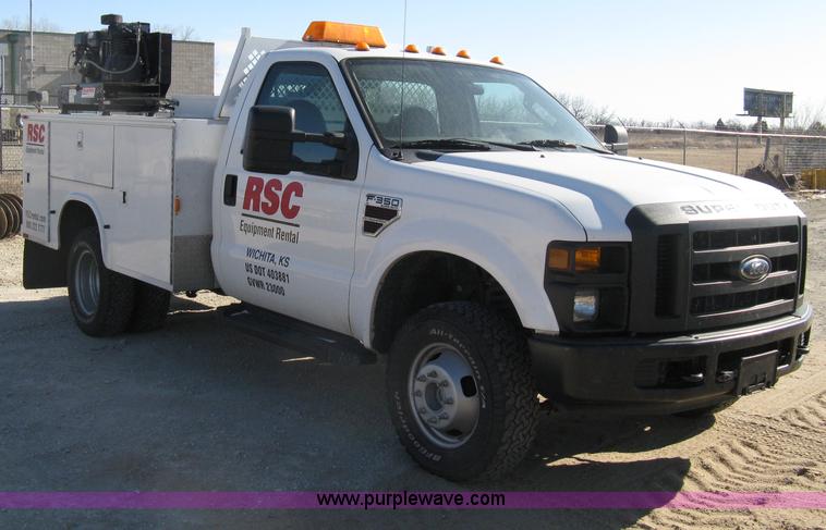 image for item A6034 2008 Ford F350 XL Super Duty service truck