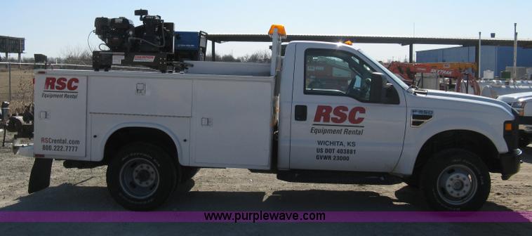 image for item A6034 2008 Ford F350 XL Super Duty service truck