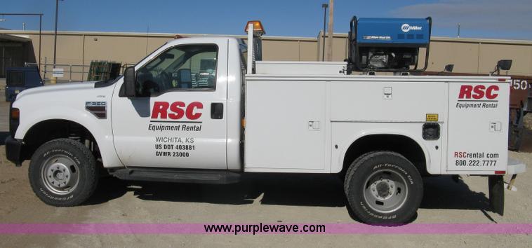 image for item A6034 2008 Ford F350 XL Super Duty service truck