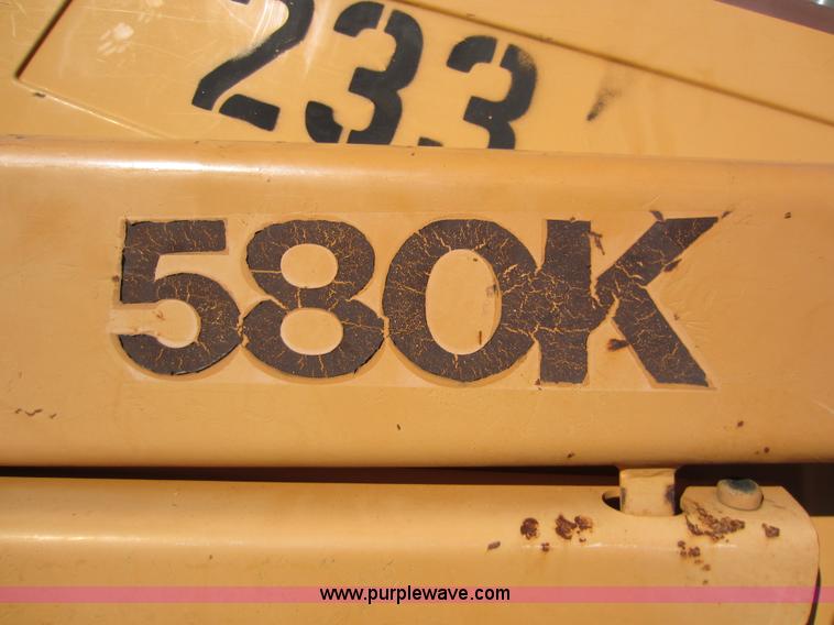 image for item A5650 Case 580K backhoe