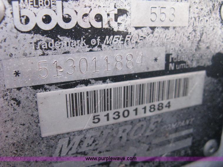 image for item A6020 1995 Bobcat 553 skid steer