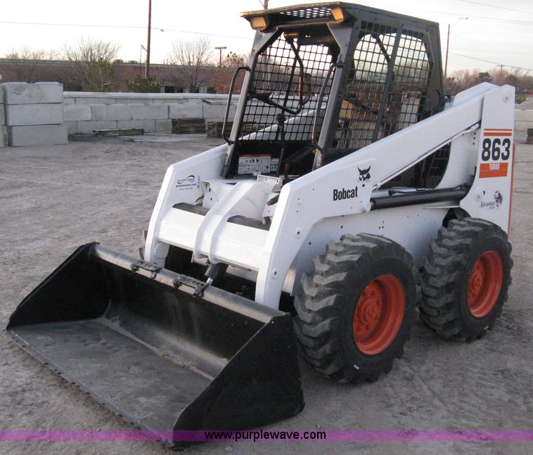 image for item A6021 1999 Bobcat 863 Turbo Advantage series skid steer