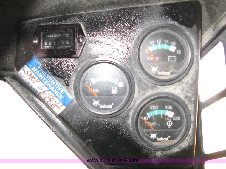 image for item A6021 1999 Bobcat 863 Turbo Advantage series skid steer