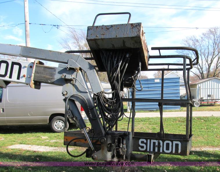image for item B2529 1988 Simon-aerials AT60C knuckle boom lift