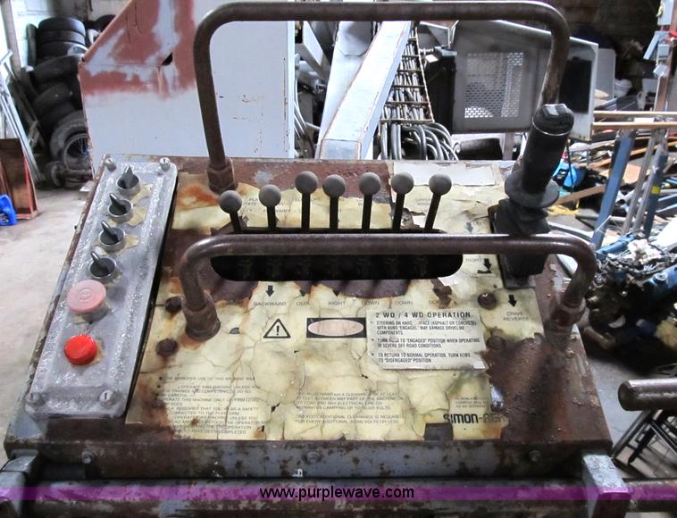 image for item B2529 1988 Simon-aerials AT60C knuckle boom lift