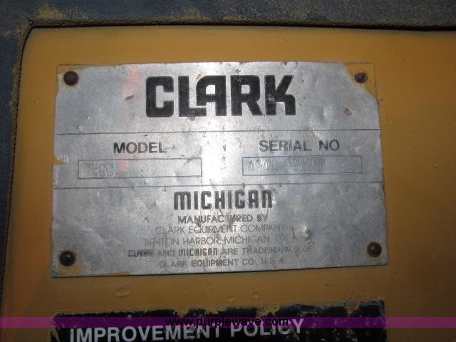 image for item B5089 Clark 75C wheel loader