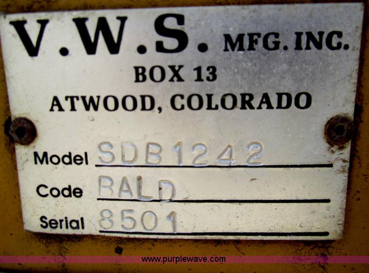 image for item B5550 Rylind SDB1242 straight ramp plow