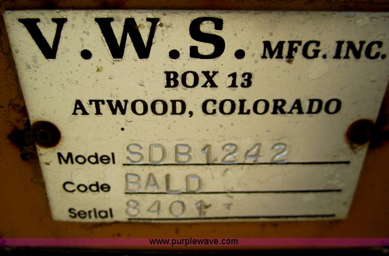 image for item B5552 Rylind SDB1242 straight ramp plow