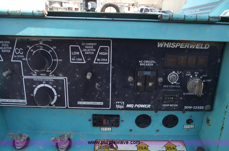 image for item B6121 Multiquip Whisperweld towable welder/generator