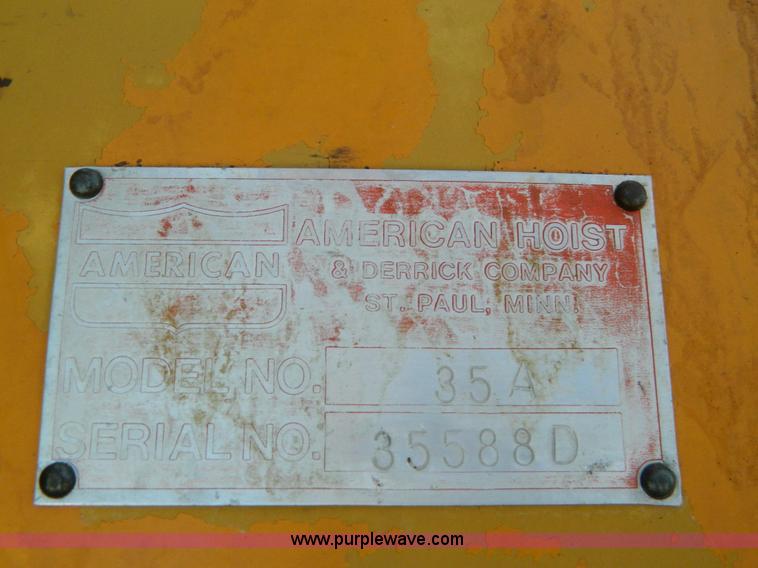 image for item D8623 American 35A excavator