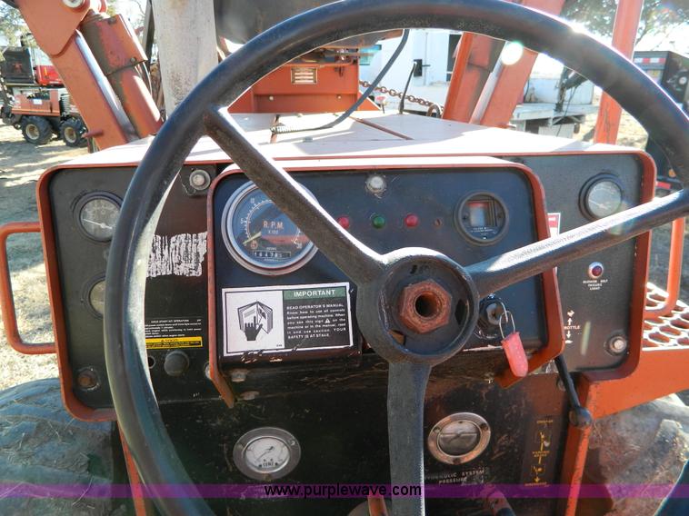 image for item D8698 1999 Ditch Witch 7510DD trencher with backhoe attachment