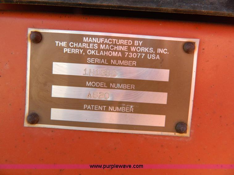 image for item D8698 1999 Ditch Witch 7510DD trencher with backhoe attachment