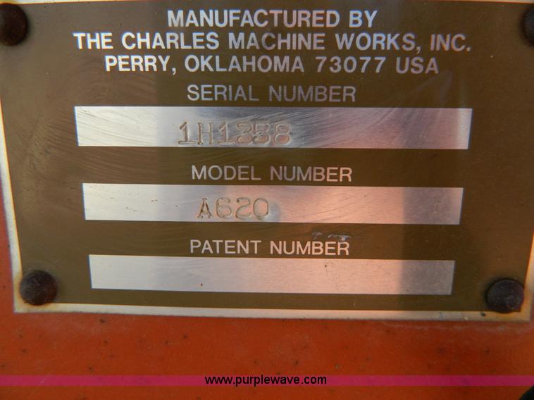 image for item D8698 1999 Ditch Witch 7510DD trencher with backhoe attachment