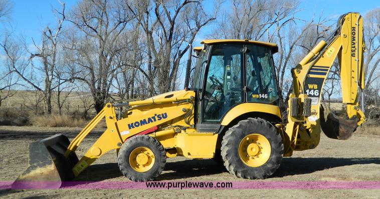 image for item D8705 2007 Komatsu WB146-5 backhoe