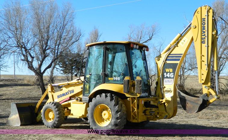 image for item D8705 2007 Komatsu WB146-5 backhoe