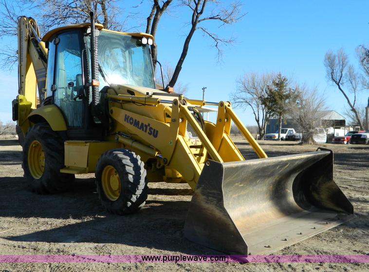 image for item D8705 2007 Komatsu WB146-5 backhoe